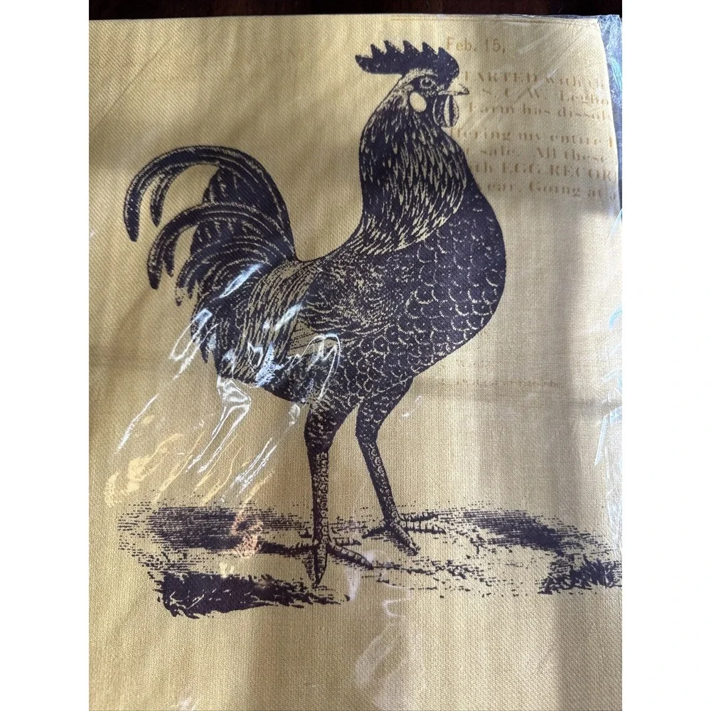 Williams Sonoma Tuscan Farmhouse Rooster‎ Tablecloth 70